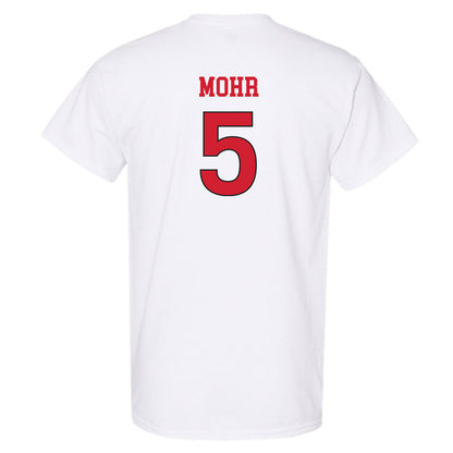 NC State - NCAA Women's Soccer : Alex Mohr - White Replica Shersey Short Sleeve T-Shirt