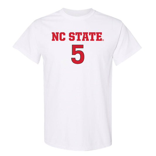 NC State - NCAA Women's Soccer : Alex Mohr - White Replica Shersey Short Sleeve T-Shirt