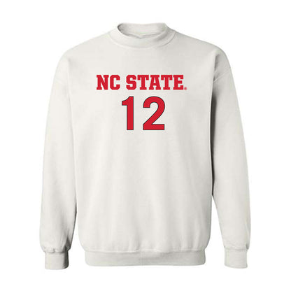 NC State - NCAA Women's Soccer : Jaiden Thomas - White Replica Shersey Sweatshirt