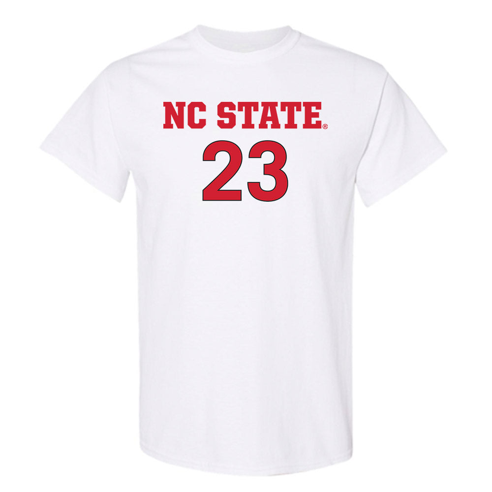 NC State - NCAA Women's Soccer : Alexis Strickland - White Replica Shersey Short Sleeve T-Shirt
