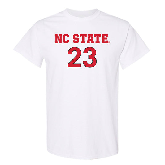 NC State - NCAA Women's Soccer : Alexis Strickland - White Replica Shersey Short Sleeve T-Shirt