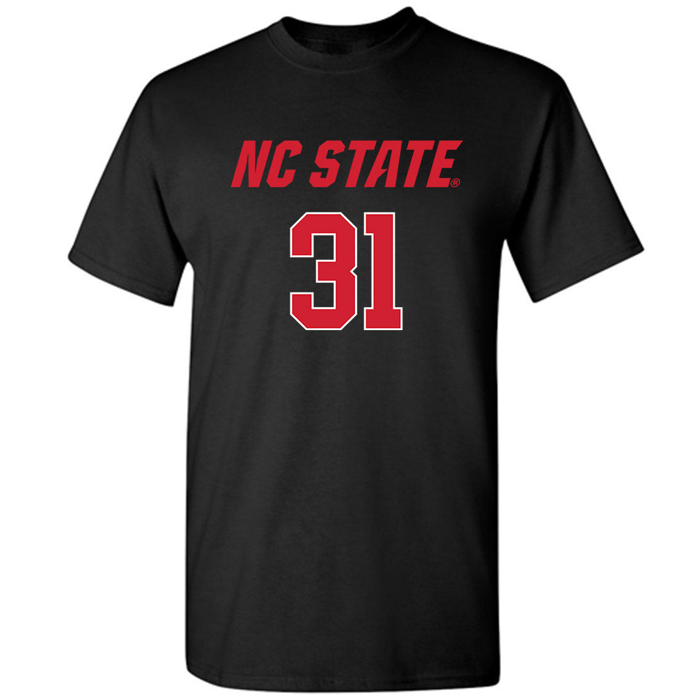 NC State - NCAA Women's Volleyball : Elaisa Villar - Black Replica Shersey Short Sleeve T-Shirt