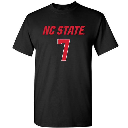 NC State - NCAA Women's Volleyball : Ava Brizard - Black Replica Shersey Short Sleeve T-Shirt