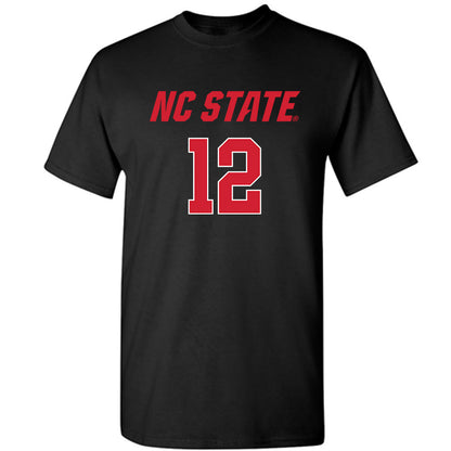NC State - NCAA Women's Volleyball : Courtney Bryant - Black Replica Shersey Short Sleeve T-Shirt