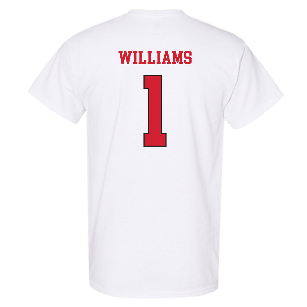 NC State - NCAA Women's Volleyball : Madison Williams - White Replica Shersey Short Sleeve T-Shirt