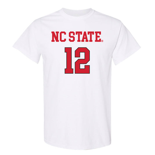 NC State - NCAA Women's Volleyball : Courtney Bryant - White Replica Shersey Short Sleeve T-Shirt