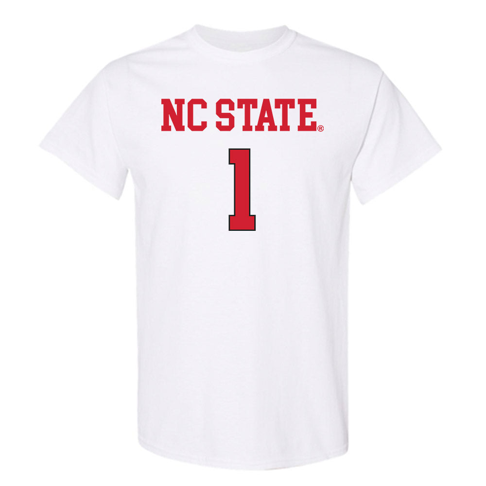 NC State - NCAA Women's Volleyball : Madison Williams - White Replica Shersey Short Sleeve T-Shirt