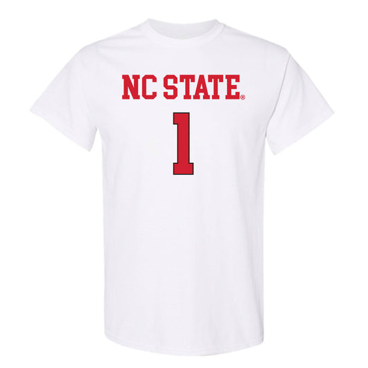 NC State - NCAA Women's Volleyball : Madison Williams - White Replica Shersey Short Sleeve T-Shirt