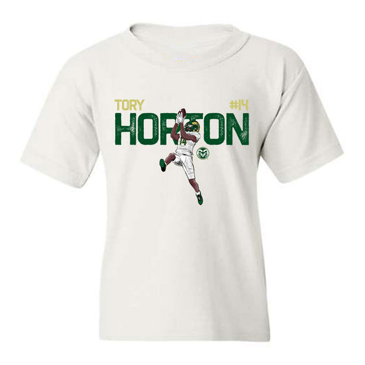 Colorado State - NCAA Football : Tory Horton - Caricature Youth T-Shirt