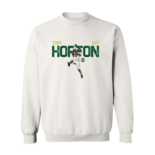 Colorado State - NCAA Football : Tory Horton - Caricature Sweatshirt