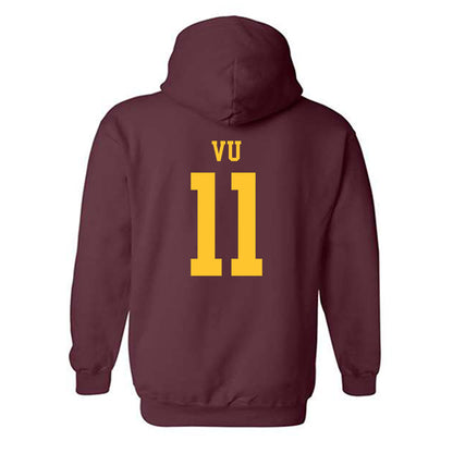 Arizona State - NCAA Baseball : Kien Vu - Hooded Sweatshirt Classic Shersey