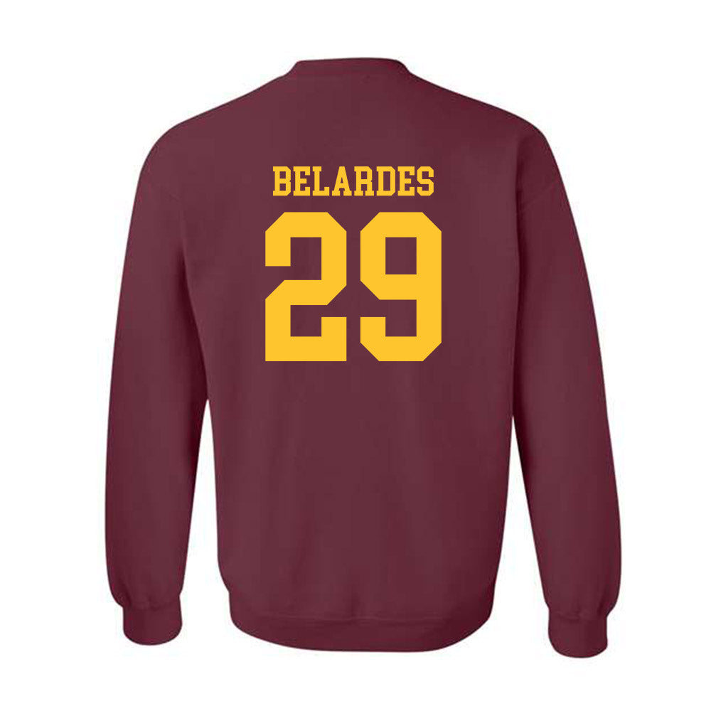 Arizona State - NCAA Baseball : Alec Belardes - Crewneck Sweatshirt Classic Shersey