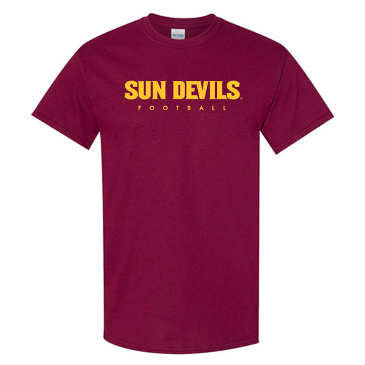 Arizona State - NCAA Football : Hunter Herrera -  Maroon Classic Short Sleeve T-Shirt