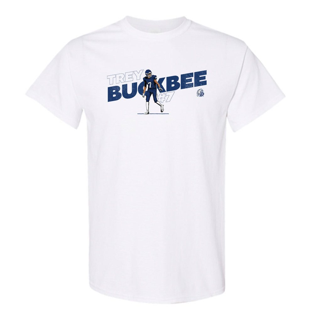 Drake - NCAA Football : Trey Buckbee - Caricature Short Sleeve T-Shirt