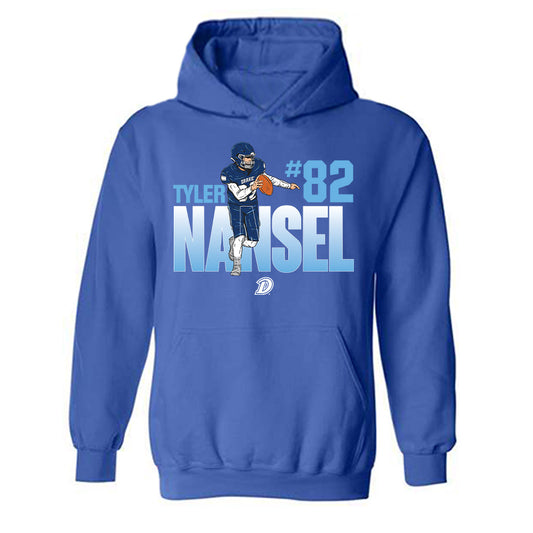 Drake - NCAA Football : Tyler Nansel - Caricature Hooded Sweatshirt