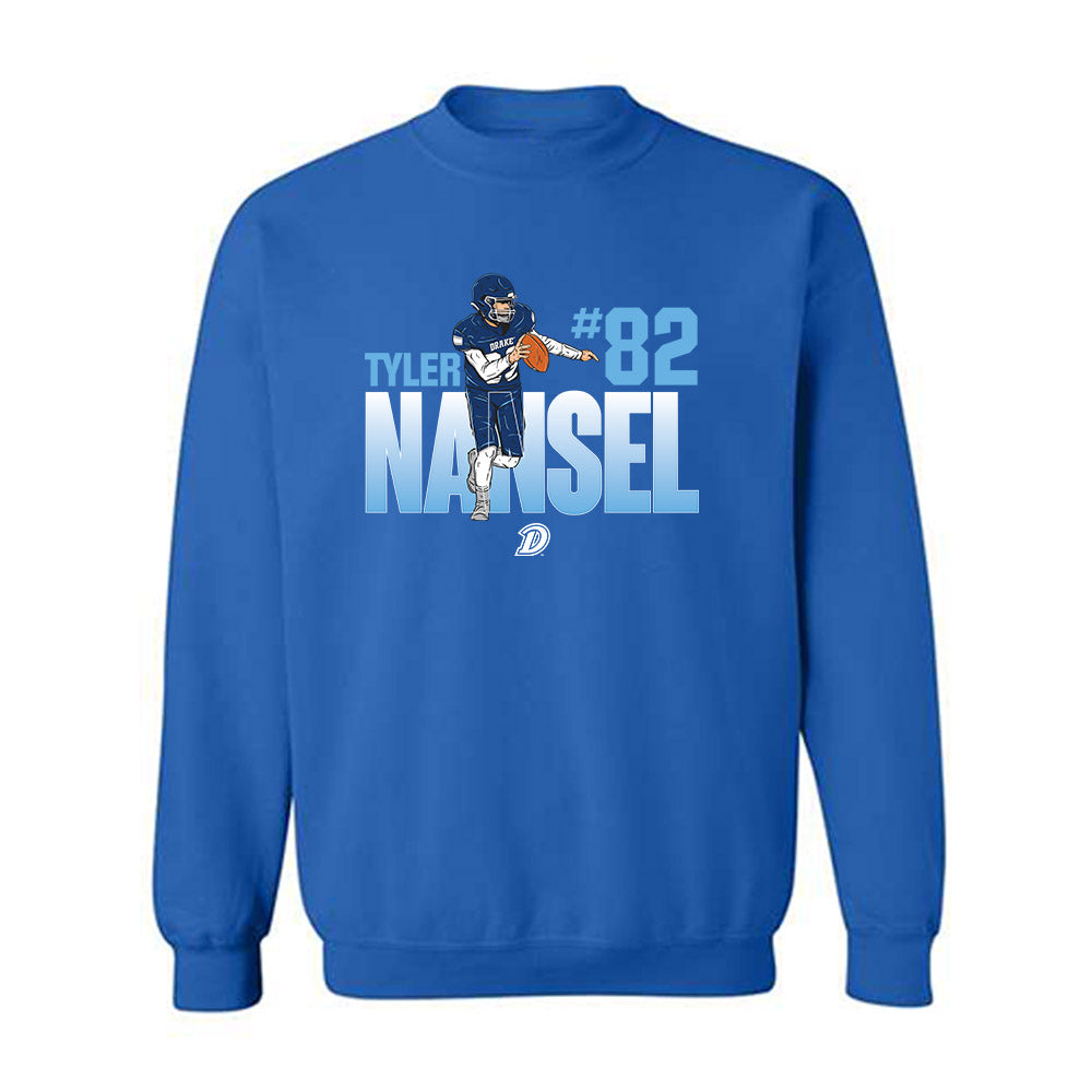 Drake - NCAA Football : Tyler Nansel - Caricature Sweatshirt