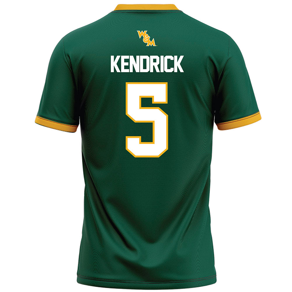William & Mary - NCAA Football : DreSean Kendrick - Green Jersey