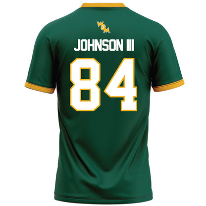 William & Mary - NCAA Football : Joseph Johnson III - Green Jersey