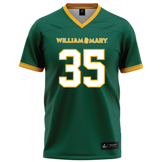 William & Mary - NCAA Football : Quinn Osborne - Green Jersey