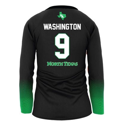 North Texas - NCAA Women's Volleyball : Alexa Washington - Black Jersey
