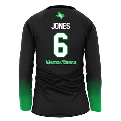 North Texas - NCAA Women's Volleyball : Madisyn Jones - Black Jersey