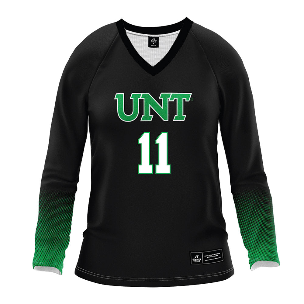 North Texas - NCAA Women's Volleyball : Victoria Fontenot - Black Jersey