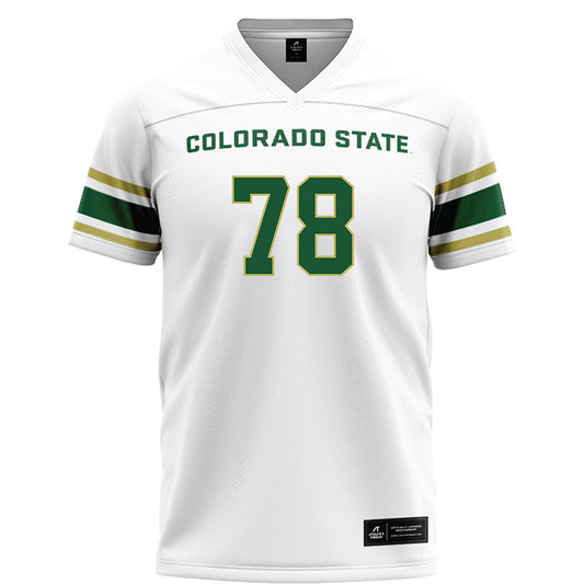Colorado State - NCAA Football : Aaron Karas - White Jersey