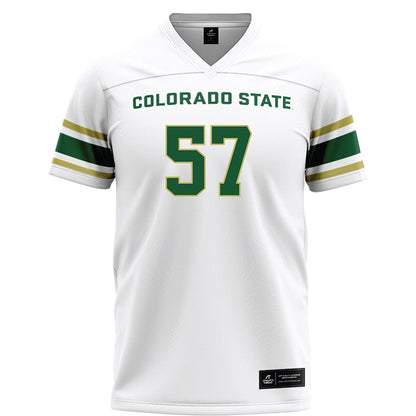 Colorado State - NCAA Football : Trevyn Heil - White Jersey