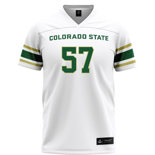 Colorado State - NCAA Football : Trevyn Heil - White Jersey