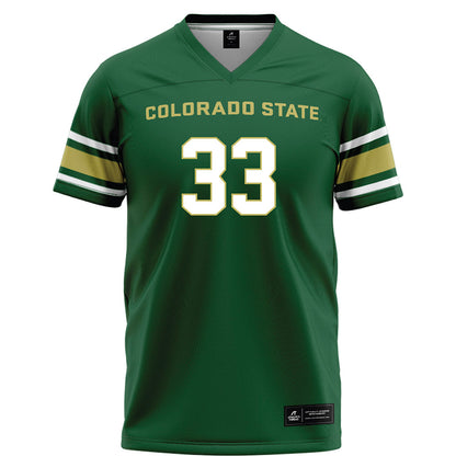 Colorado State - NCAA Football : Keegan Holles - Green Jersey