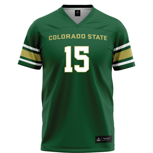 Colorado State - NCAA Football : Ayden Hector - Green Jersey
